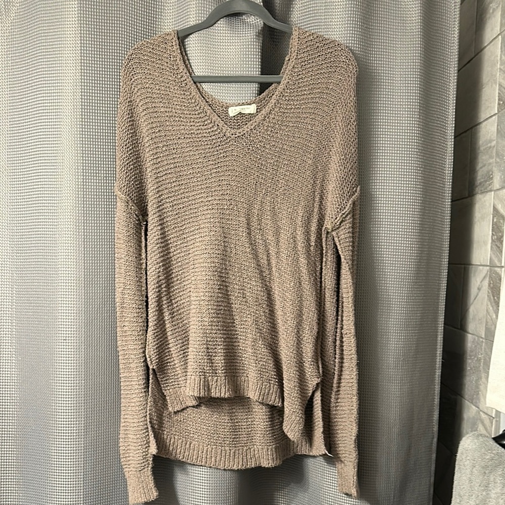 Taupe Knit Sweater
